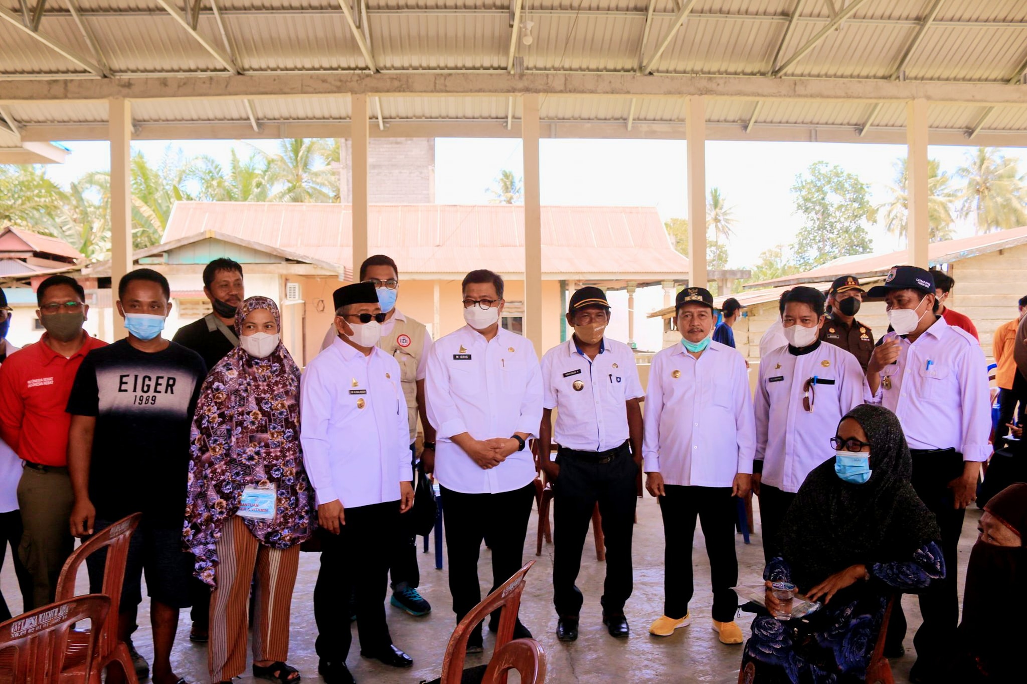 Ali Baal Bersama Yaumil Berkeliling Kecamatan untuk Pantau Vaksinasi di Pasangkayu